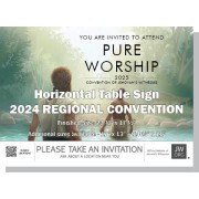 2025 Regional Convention - Table